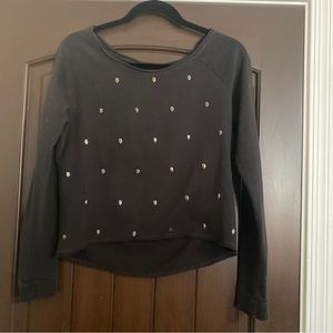 H & M Divided skull sweatshirt top